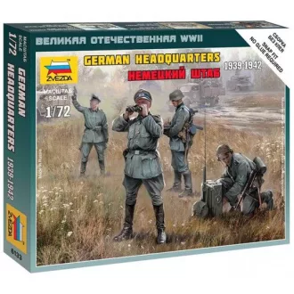 Zvezda GERMAN HQ WWII - 4 figures figurakészlet