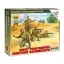 Zvezda SOVIET PARATROOPS - 4 figures figurakészlet