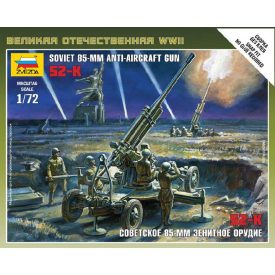 Zvezda Soviet 85mm Anti-Aircraft Gun makett