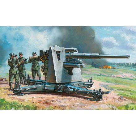 Zvezda German 88 mm Flak 36/37 makett