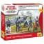 Zvezda Soviet airforce ground crew - 5 figures figurakészlet