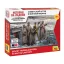 Zvezda Soviet headquarters in winter uniform - 4 figures - snap-fit figurakészlet