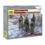 Zvezda GERMAN HQ WINTER - 4 figures figurakészlet