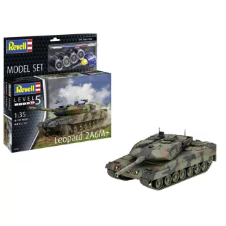 Revell Leopard 2 A6M+ Model Set makett