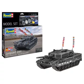   Revell - Model Set Leopard 2A4 - Special Decoration 40th Anniversary harcjármű makett