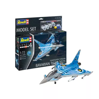   Revell - Model Set Eurofighter Typhoon "Bavarian Tiger 2021" makett