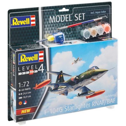 Revell Model Set F-104 G Starfighter RNAF/BAF makett