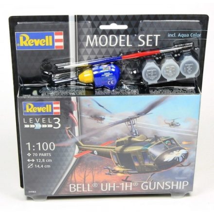 Revell Model Set Bell UH-1H Gunship makett