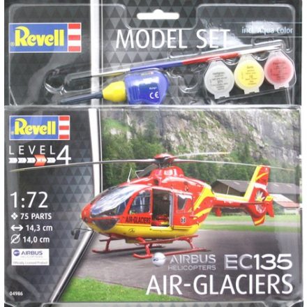 Revell Model Set EC135 Air-Glaciers makett