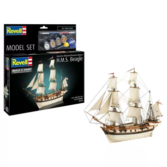 Revell - Model Set HMS Beagle hajó makett