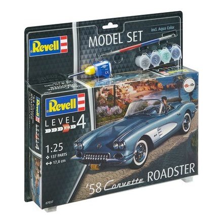 Revell Model Set '58 Corvette Roadster makett