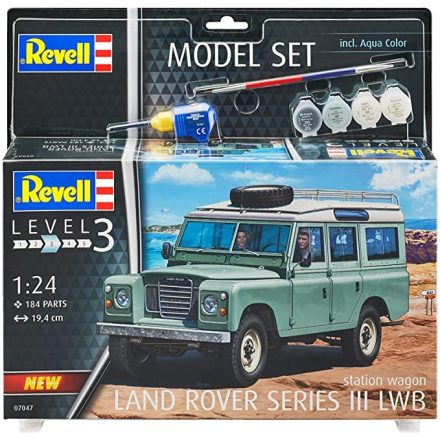 Revell Model Set Land Rover Series III LWB makett