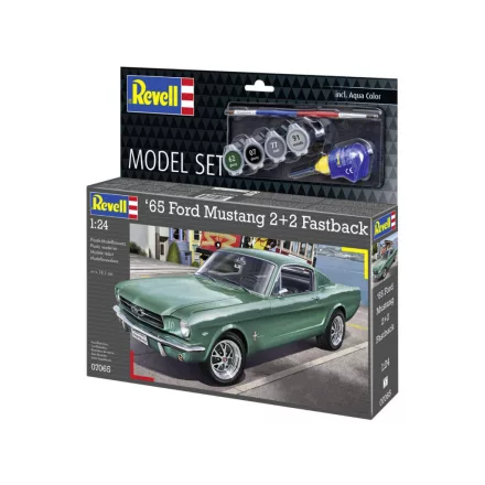 Revell Model Set 1965 Ford Mustang 2+2 Fastback makett