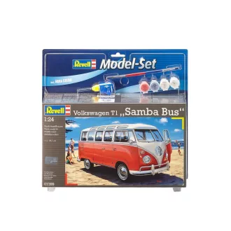 Revell - Model Set VW T1 Samba Bus autó makett