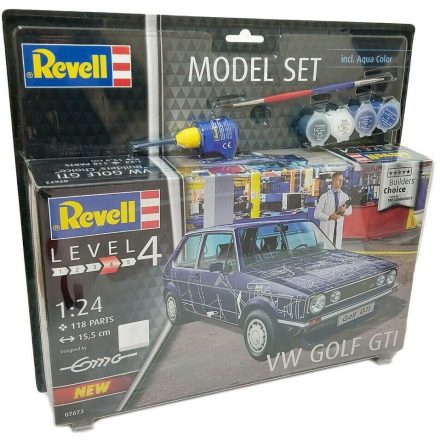 Revell Model Set VW Golf Gti Builders Choice makett