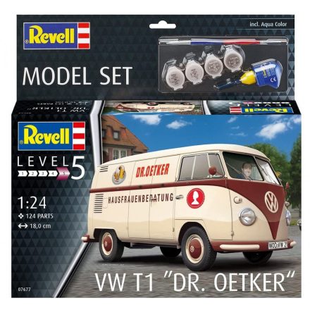 Revell Model Set Vokswagen T1 Dr. Oetker makett