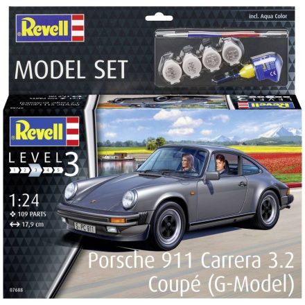 Revell Model Set Porsche 911 Carrera 3.2 Coupé (G-Model) makett