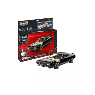   Revell - Model Set F&F Dominics 1971 Plymouth GTX autó makett