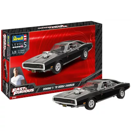 Revell Model Set Fast & Furious - Dominics 1970 Dodge Charger makett