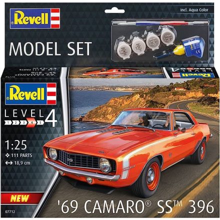 Revell Model Set 1969 Camaro SS 396 makett