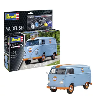   Revell - Model Set VW T1 panel van (Gulf Decoration) autó makett