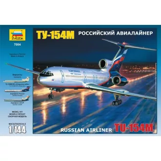 Zvezda TU-154 RUSSIAN AIRLINER polgári repülő makett
