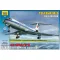 Zvezda Civil airliner Tupolev Tu-134A/B-3 polgári repülő makett