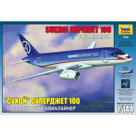 Zvezda Sukhoi Superjet 100 makett