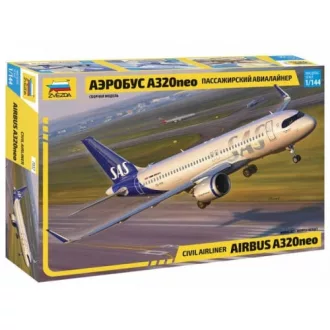 Zvezda AIRBUS A 320 NEO polgári repülő makett