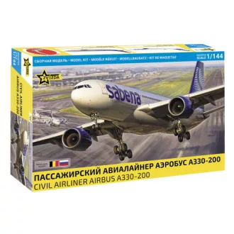   Zvezda Civil airliner Airbus A330-200 polgári repülő makett