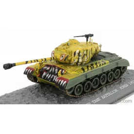   SOLIDO TANK M26 PERSHING 6th BATTALION KOREA 1951 - CON VETRINA - WITH SHOWCASE