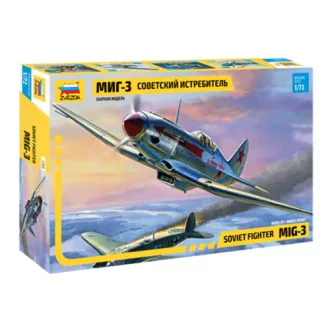 Zvezda MiG-3 Soviet Fighter katonai repülő makett
