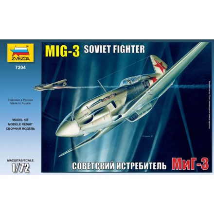 Zvezda MiG-3 Soviet Fighter makett