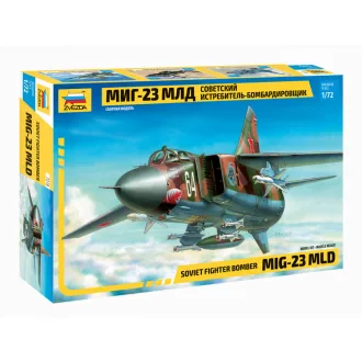   Zvezda Soviet fighter bomber MiG-23 MLD katonai repülő makett