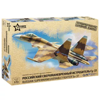 Zvezda SUKHOI SU-37 RUSSIAN FIGHTER katonai repülő makett
