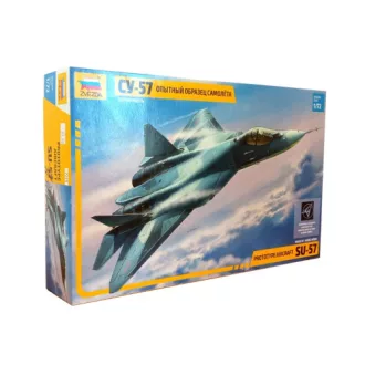  Zvezda Russian prototype aircraft Sukhoi Su-57 (T-50) katonai repülő makett