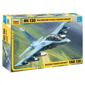 Zvezda Russian training jet Yak-130 katonai repülő makett