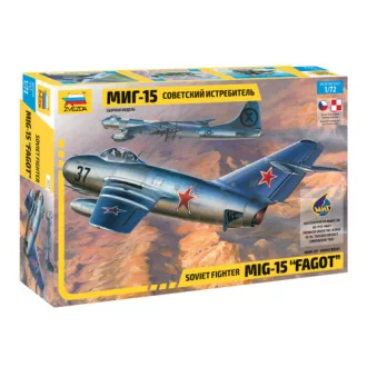 Zvezda MIG-15 "FAGOT" katonai repülő makett