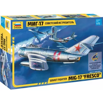 Zvezda MIG-17 "FRESCO" katonai repülő makett