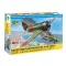 Zvezda Soviet Fighter Aircraft Polikarpov I-16 Type 5 katonai repülő makett