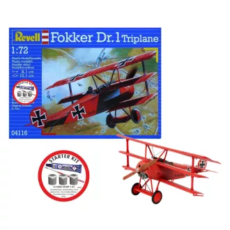 Revell - Starter Kit Fokker DR.1 Triplane makett