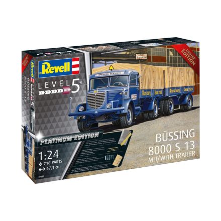 Revell Bussing 8000 S13 & Trailer - Platinum Edition makett