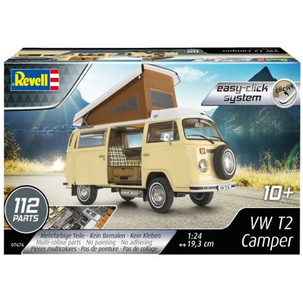 Revell VW T2 Camper Easy-click makett