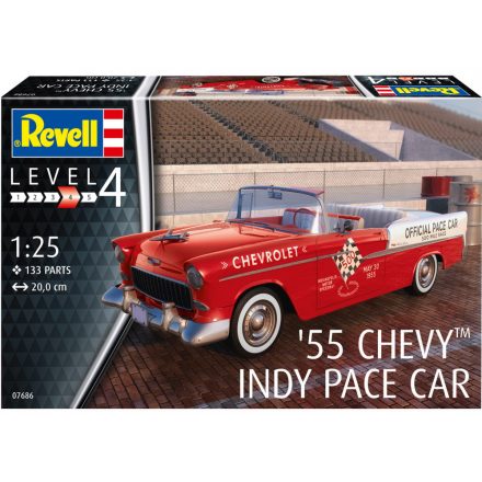 Revell 1955 Chevrolet Indy Pace Car convertible makett