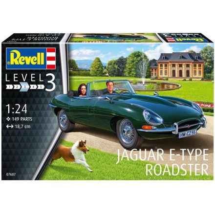 Revell Jaguar E-Type Roadster makett