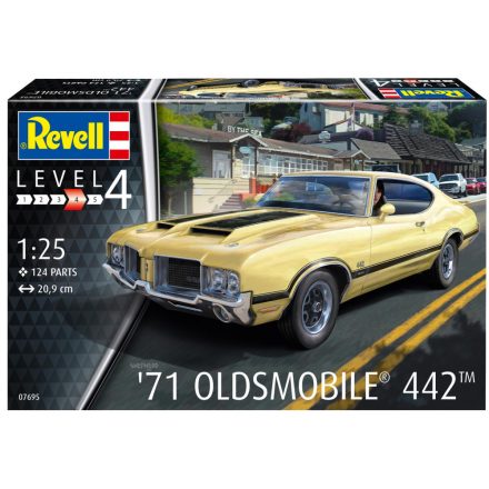 Revell 1971 Oldsmobile 442 Coupe makett
