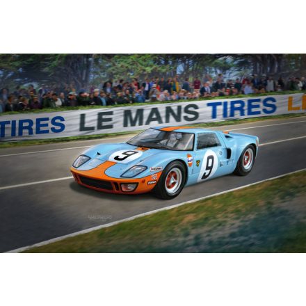 Revell Ford GT40 Le Mans 1968 & 1969 makett
