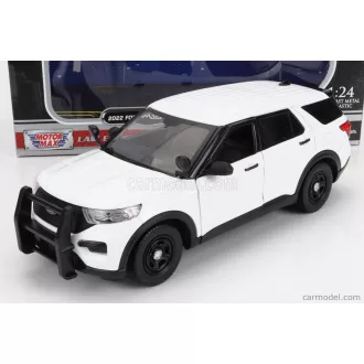 Motormax FORD Police Interceptor Utility, white, 2022