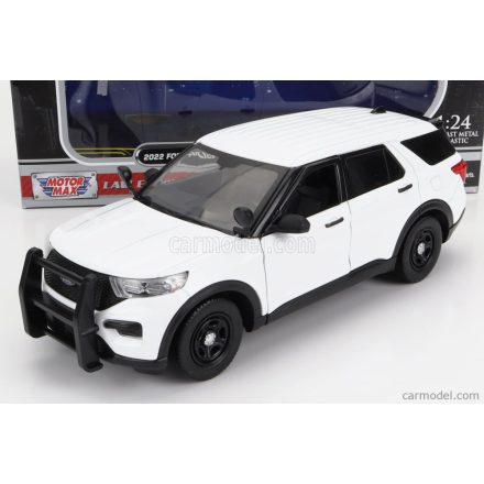 Motormax FORD Police Interceptor Utility, white, 2022