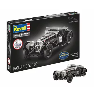Revell - Starter Kit Jaguar SS 100 autó makett